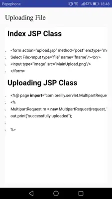 Programming with JSP android App screenshot 1